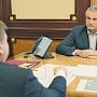 Сергей Аксёнов заслушал доклад Игоря Лукашёва по результатам выездного приёма граждан в Симферополе