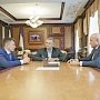 Сергей Аксёнов провёл рабочую встречу с новым руководителем Государственного комитета дорожного хозяйства Крыма