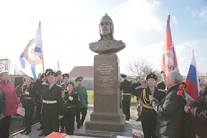 В Кукушкино открыли памятник Александру Невскому