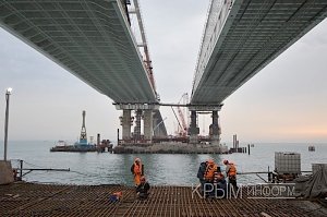 Опоры автомобильной части Крымского моста целиком готовы – заказчик