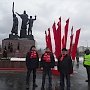 Пермь. Коммунисты прияли участие в городском митинге, посвященном следующий годовщине наступления советских войск под Москвой