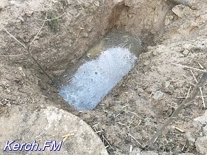 Водоканал разрыл дорогу к домам на одной из улиц Керчи