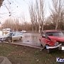 В Керчи «ВАЗ» столкнулся с автомобилем ДПС