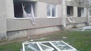 В результате взрыва газо-воздушной смеси в общежитии в Ленинском районе один человек пострадал