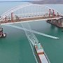 Сборку пролётных строений автодорожной части завершили строители Крымского моста