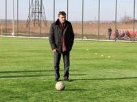 Игорь Михайличенко принял участие в открытии нового футбольного поля в городе Керчь