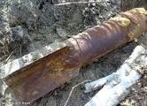В Багерово нашли 50-килограммовую бомбу времен ВОВ