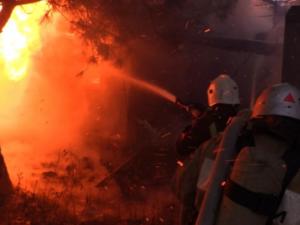 В столице Крыма горел супермаркет на Маршала Жукова