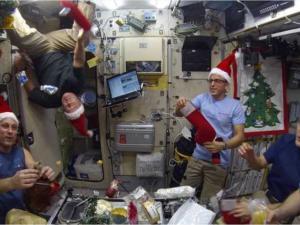 Экипаж российского сегмента МКС 54 поздравил землян с Новым годом
