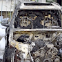 В Феодосии сгорел автомобиль