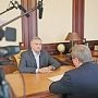 Сергей Аксёнов провёл рабочую встречу с министром транспорта РК Игорем Захаровым