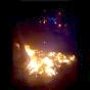 В Керчи горела свалка, которую оставили работники управляющей компании поблизости от дома