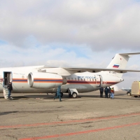 Спецборт МЧС России осуществляет санитарно-авиационную эвакуацию тяжелобольных граждан из Крыма в Москву
