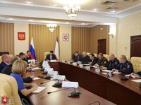 Игорь Михайличенко провел заседание Межведомственной рабочей группы по вопросам безопасности транспортного перехода через Керченский пролив, электросетевого энергомоста и газопровода