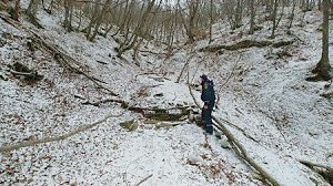 В Крыму в зимний промежуток времени спасатели продолжают производить патрулирование горно-лесной зоны