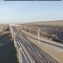 Строители показали ж/д подход к Крымскому мосту со стороны Тамани