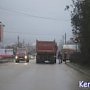 В Керчи столкнулись два грузовика