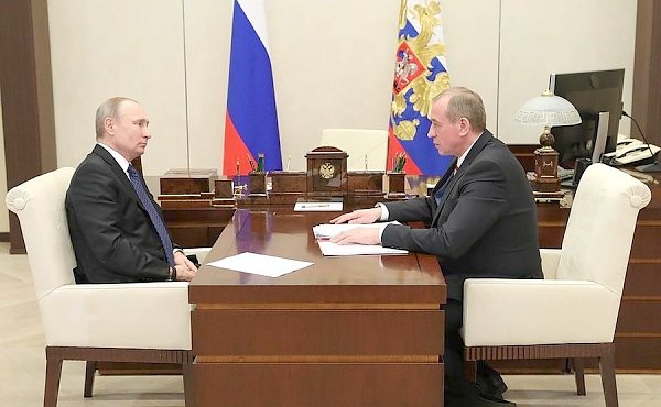 Сергей Левченко провел рабочую встречу в столице России с Владимиром Путиным