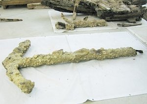 В устье Бельбека археологи обнаружили остатки старинного корабля