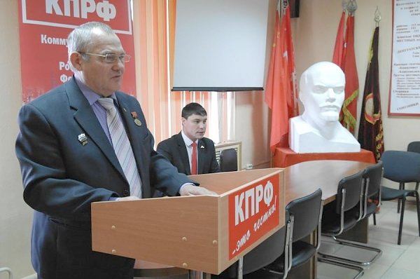 Забайкальский крайком КПРФ провел приём в честь 100-летия Красной Армии