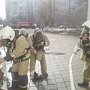В Керчи учились тушить пожар на избирательном участке