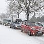 Севастополь замело снегом: в городе транспортный коллапс