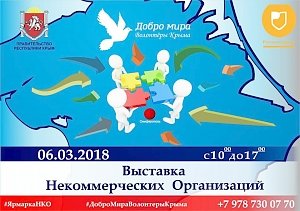 В столице Крыма некоммерческие организации расскажут о своей деятельности и проектах