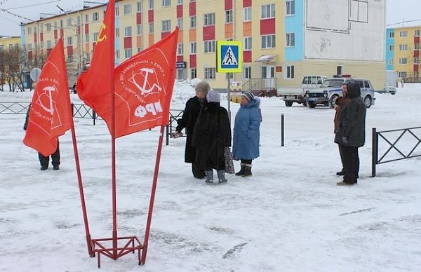 Магаданская область. Пикет в поселке Ола и встреча в селе Гадля