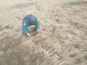 В Ленинском районе обезвредили шесть снарядов и три бомбы времен ВОВ