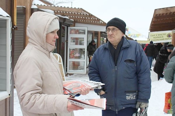 Воронежские коммунисты вместе с региональным партийным руководством ведут активную агитацию за Павла Грудинина