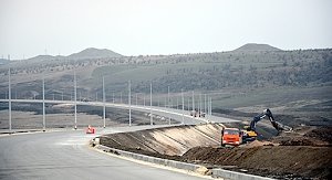 Керченские автоподходы запустят одновременно с Крымским мостом