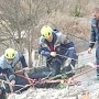 Крымские спасатели провели учебную тренировку в горнолесной местности
