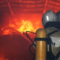 На пожаре в г. Красноперекопск спасен мужчина