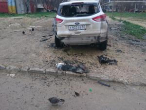 Полиция проводит проверку по факту возгорания автомобиля в Симферополе