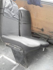 В столице Крыма сняли с рейса «маршрутку», курсирующую со сломанными сиденьями