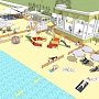 Первый в Крыму специализированный детский пляж к началу курортного сезона откроется в Евпатории