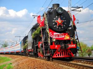 Поезд Победы прибудет в Евпаторию 13 апреля