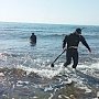 Сотрудники «КРЫМ-СПАС» приступили к обследованию крымских пляжей