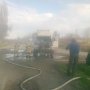 В Щелкино на ходу загорелся грузовой автомобиль