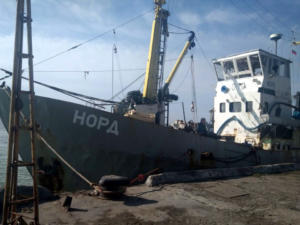 Погранслужба Украины: экипаж судна «Норд» не выпущен в РФ из-за проблем с документами