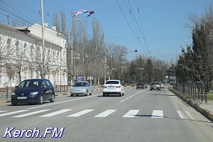 В Керчи на Кирова появилась двойная сплошная