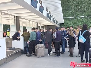 Студенты протестировали новый аэропорт Симферополя