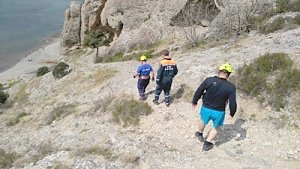 Спасатели эвакуировали туриста из Беларуси с горы Алчак-Кая