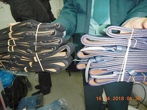 Крымские таможенники пресекли незаконный ввоз 155 килограммов одежды и обуви