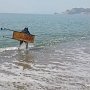В преддверии купального сезона водолазы продолжают проводить обследование дна крымских пляжей