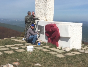 На Ай-Петри отремонтировали памятник воинской славы