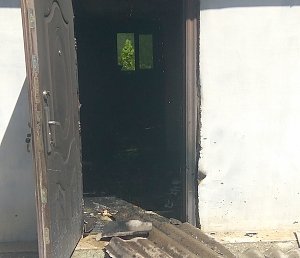 В Новоандреевке горел частный дом