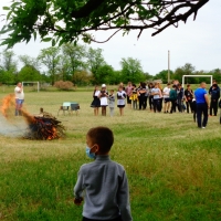 Крымские добровольцы-спасатели проводят занятия для воспитанников «Луганской школы — детский сад»