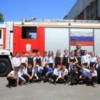 Музей пожарной охраны встречает своих юных гостей