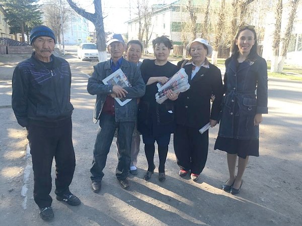 «Правда Тувы» в руках жителей Хову-Аксы!